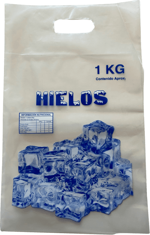 Bolsas de hielo al mayor personalizadas